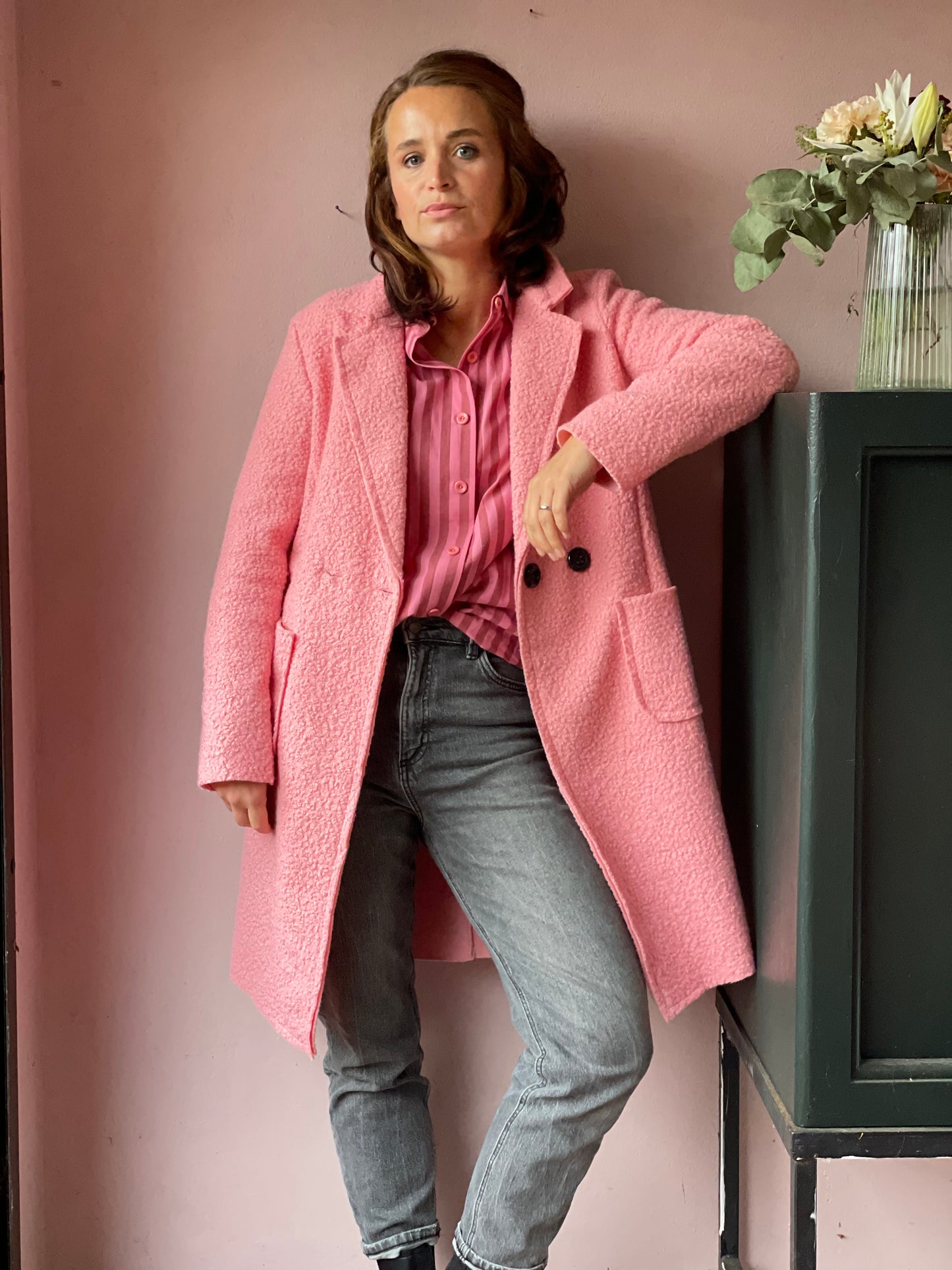 Boucle Mantel - 2 Farben