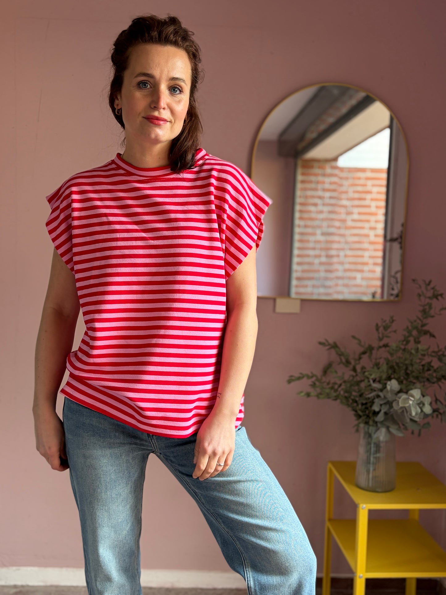 Oversized Shirt ‘Mod. STRIPES’ SHORT