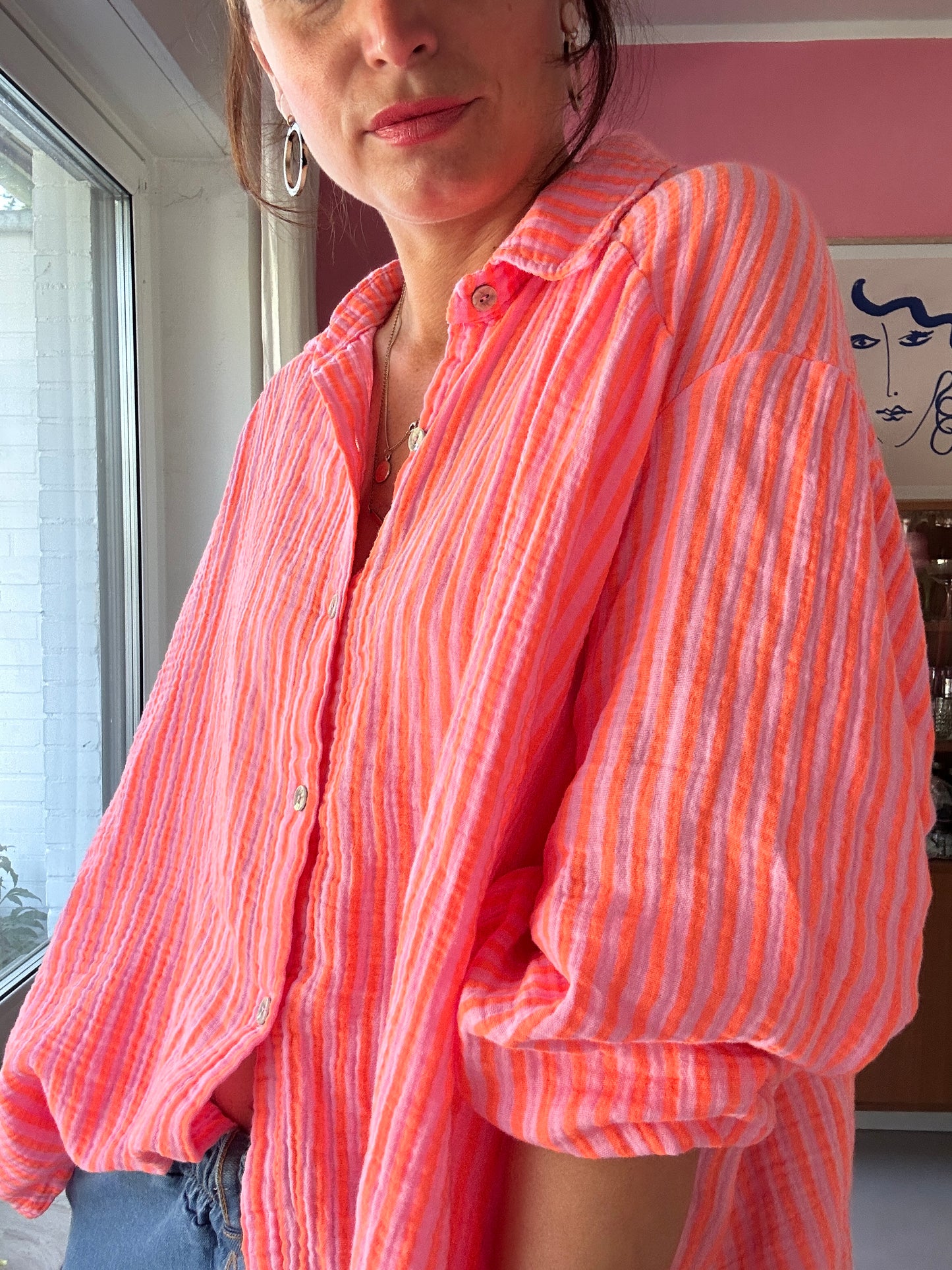 Musselin Bluse