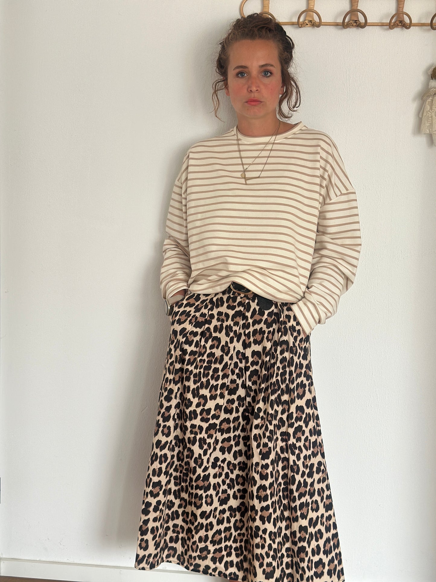 Oversized Stripes Pulli