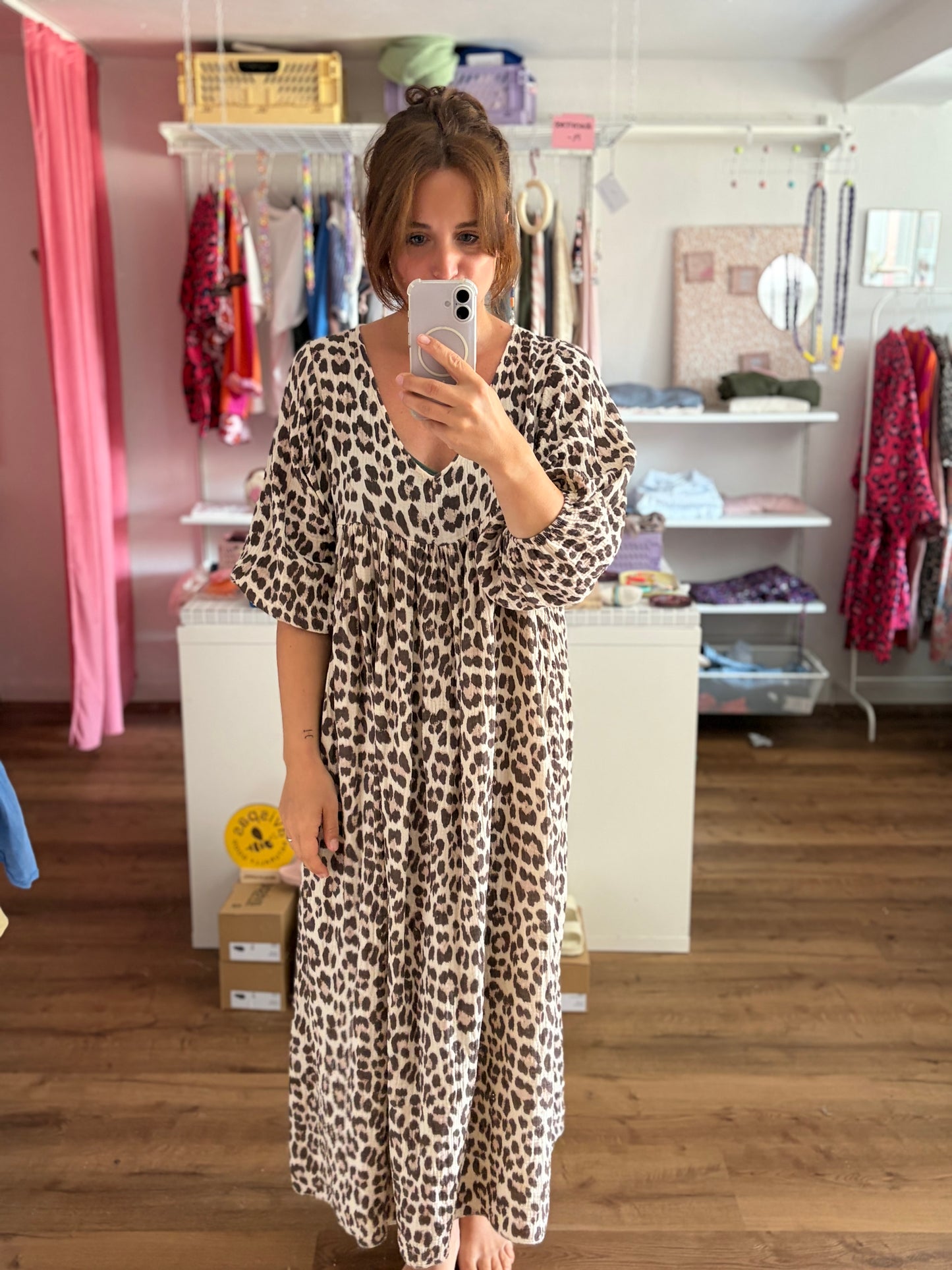 SUMMER Kleid Musselin