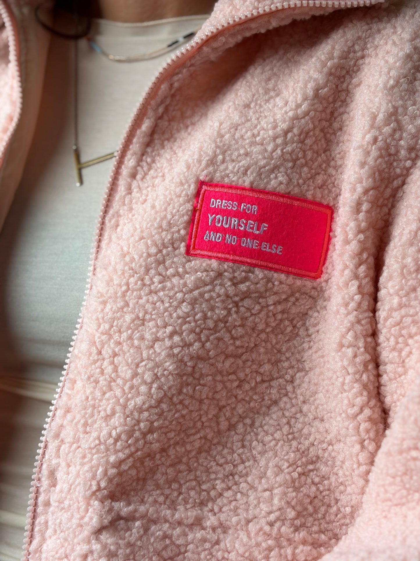 Teddy Jacke Rosé