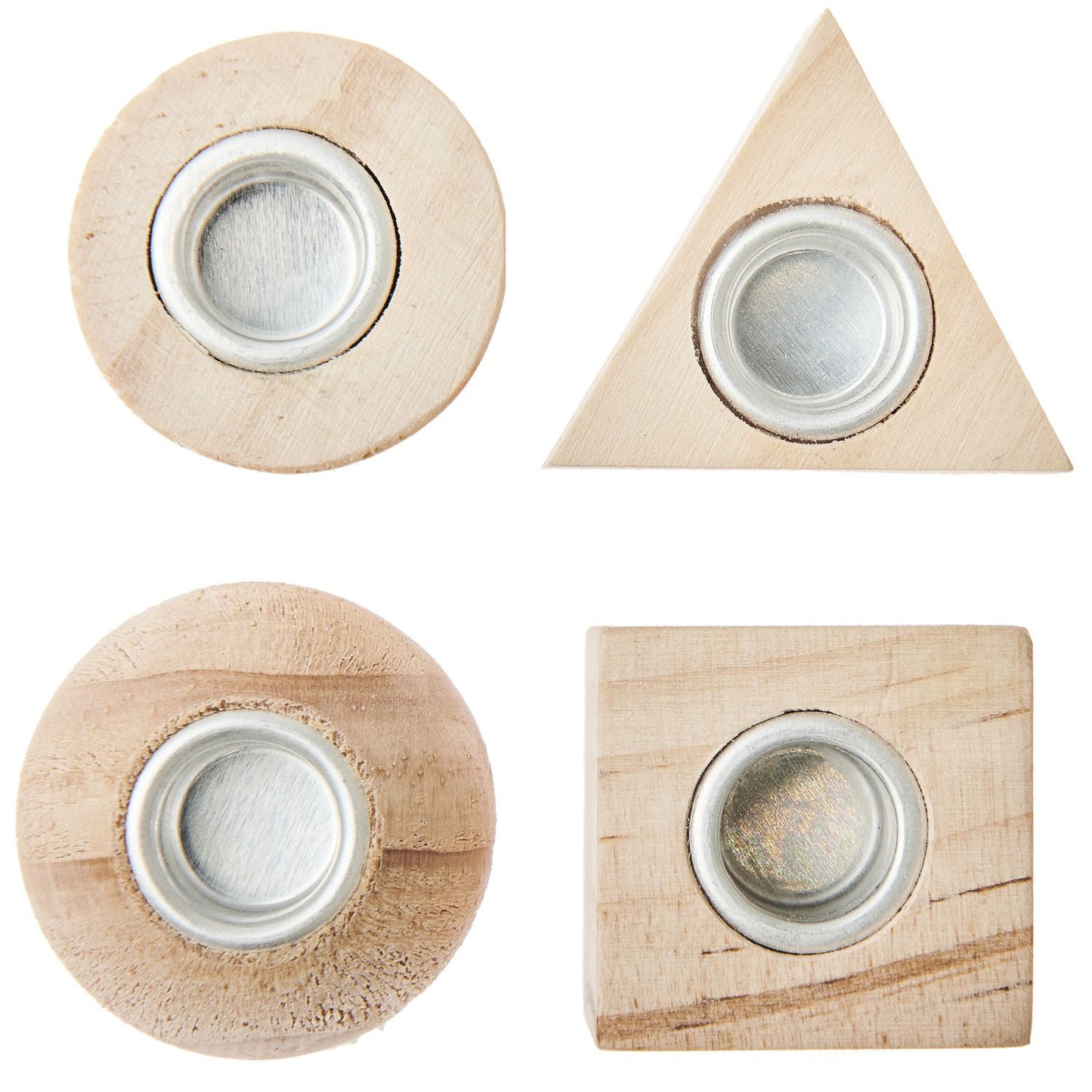 Mini Kerzenhalten geometrische Formen