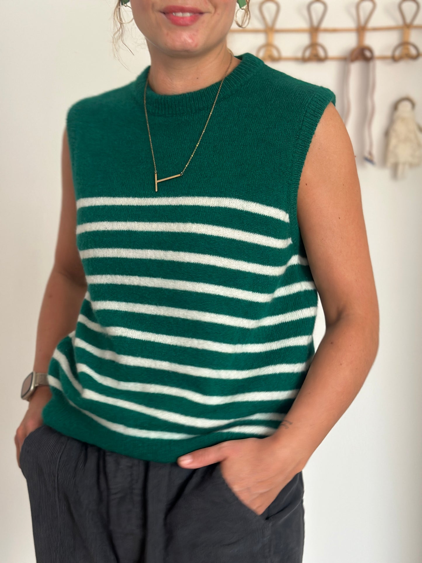 SUSANN - Pullunder Stripes