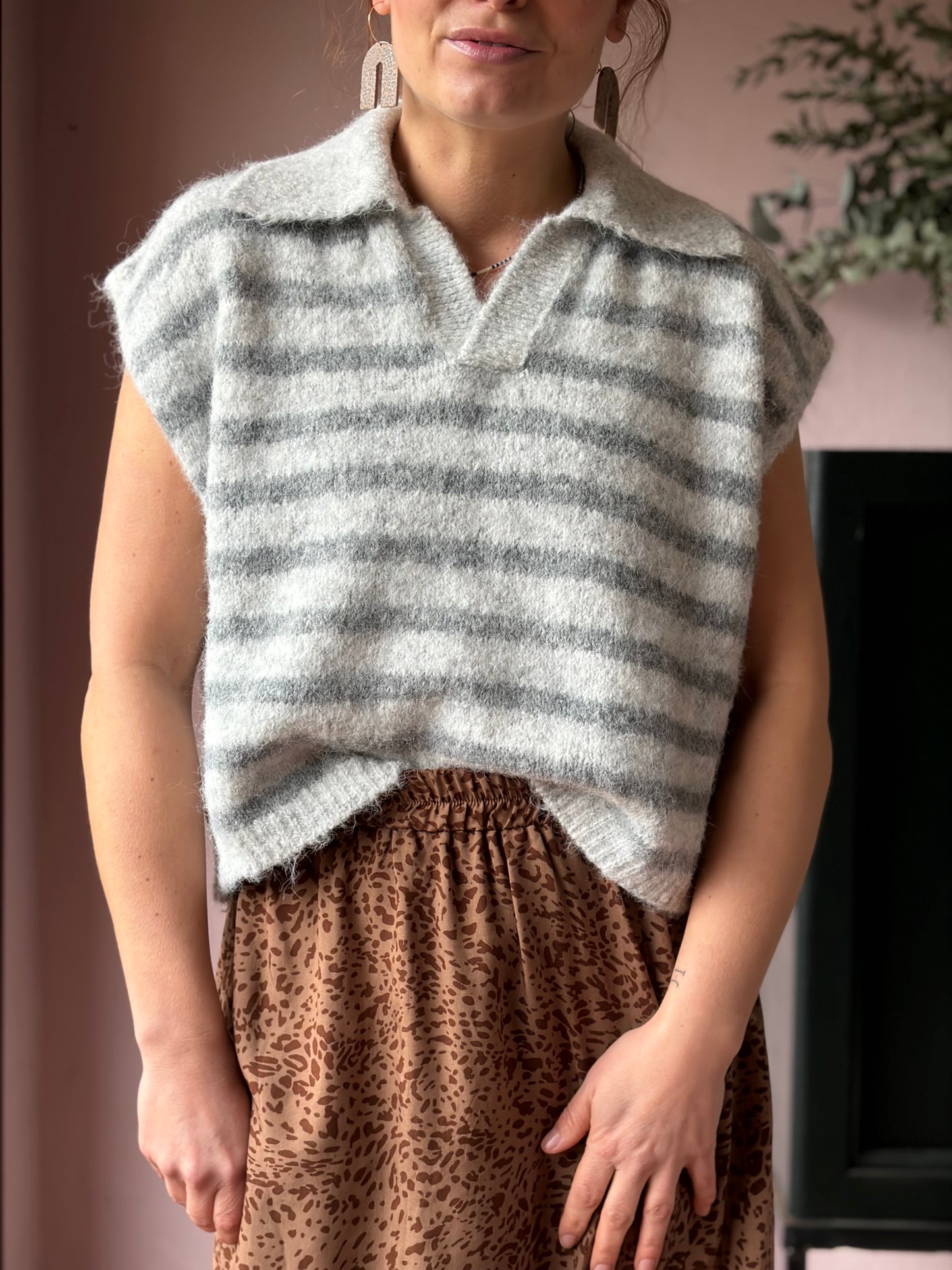 Pullunder Stripes - 2 Farben