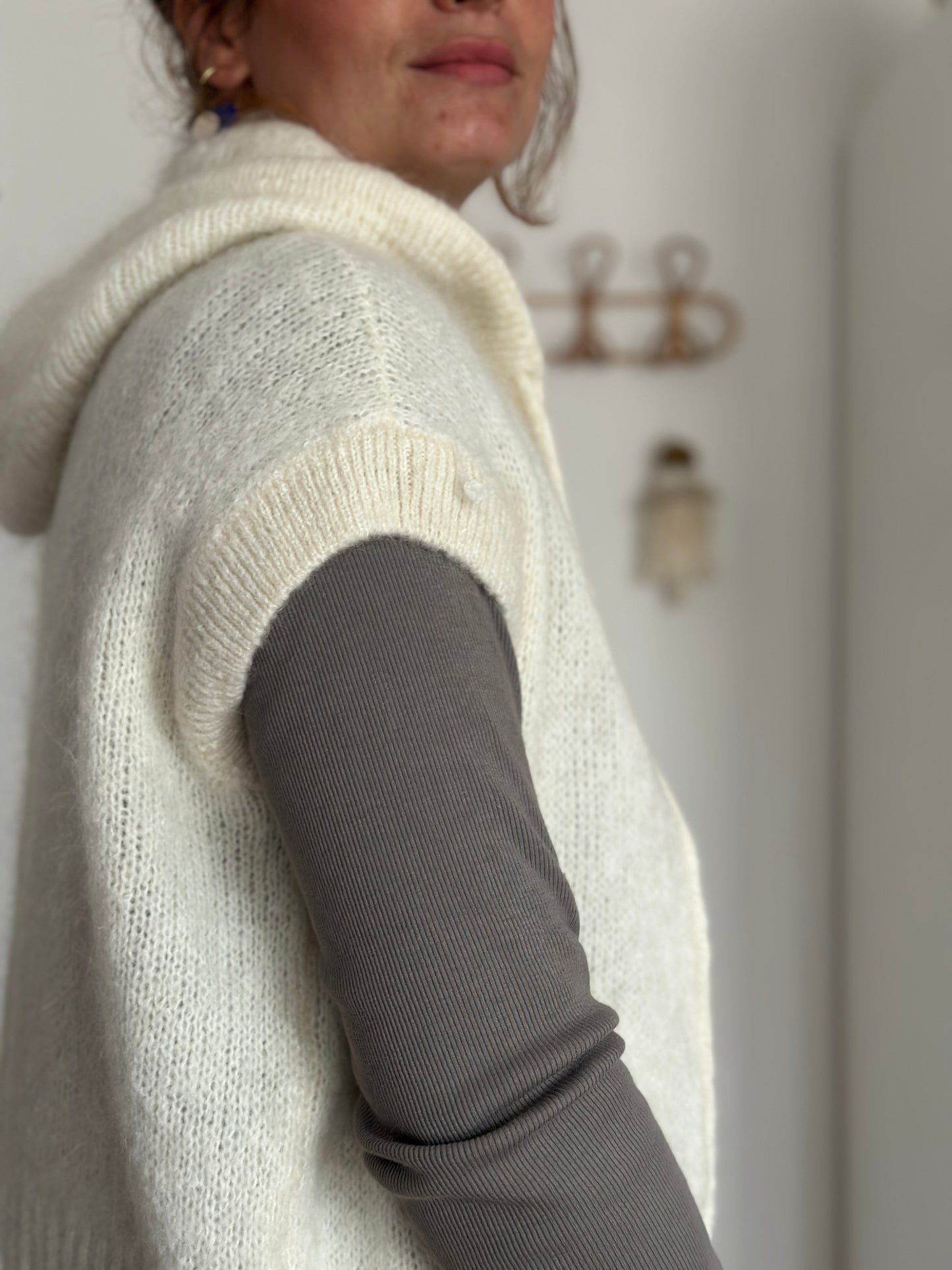 Cardigan mit Kapuze