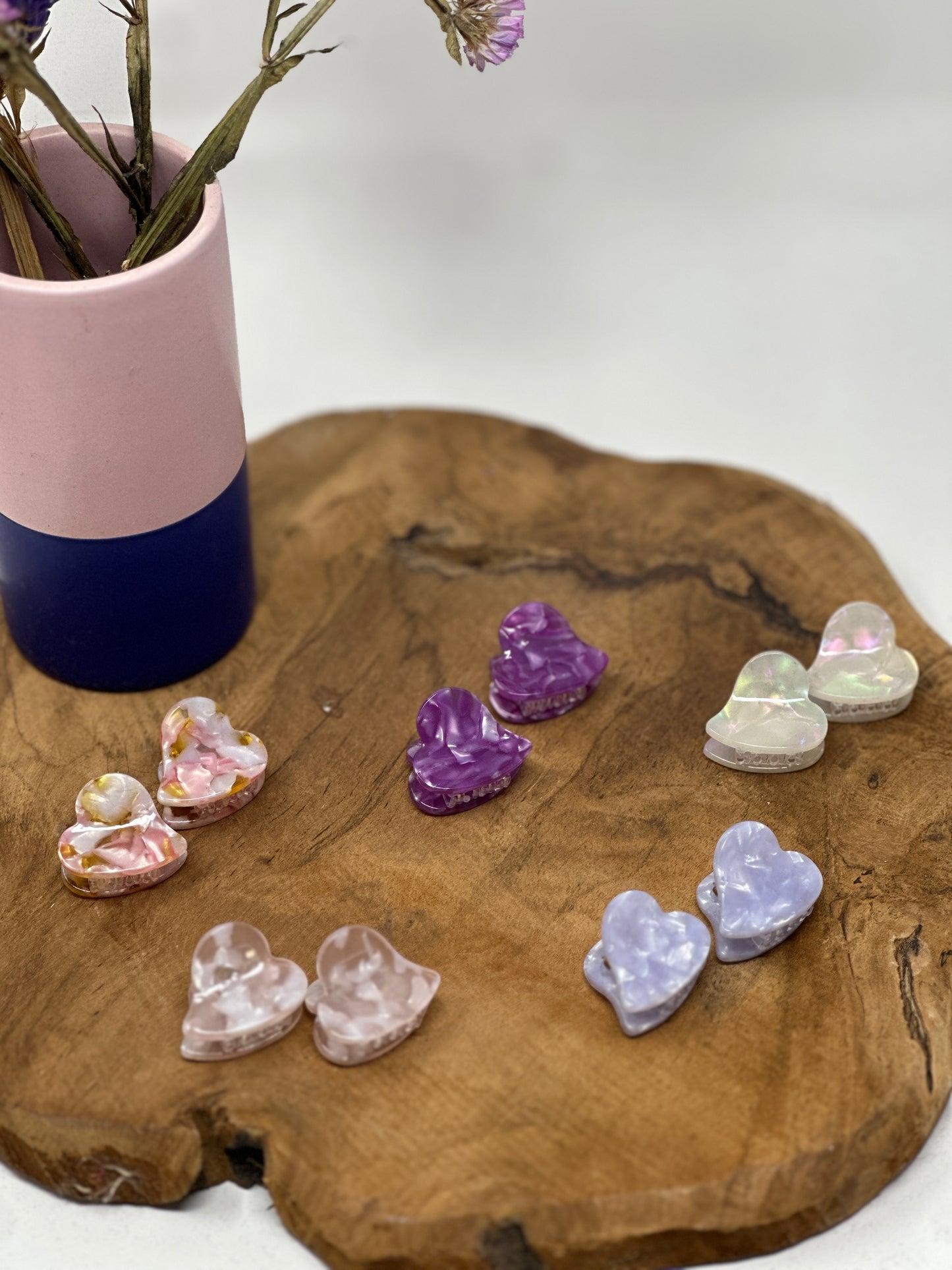 Haarklammer little heart - 2er Set