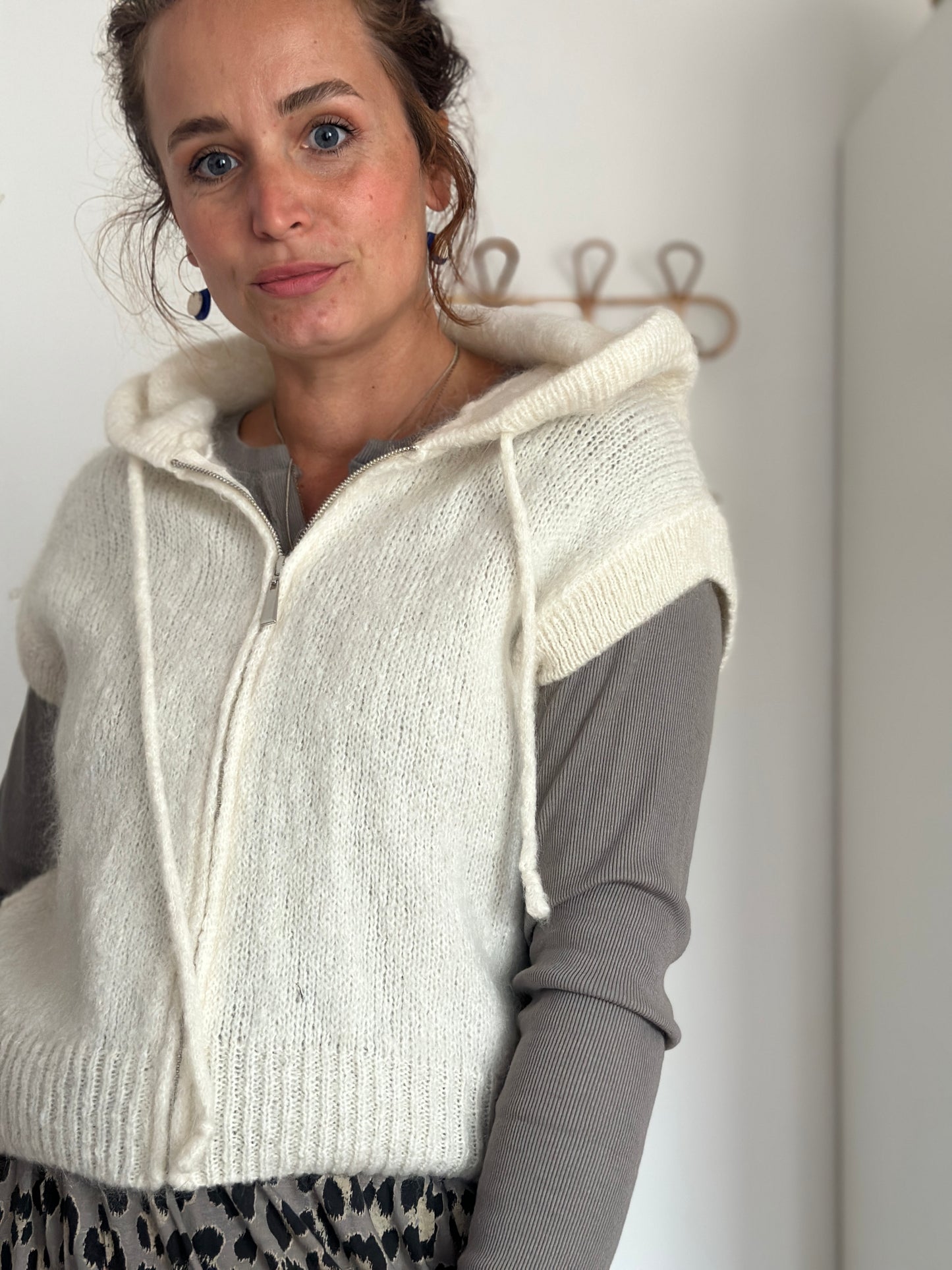 Cardigan mit Kapuze