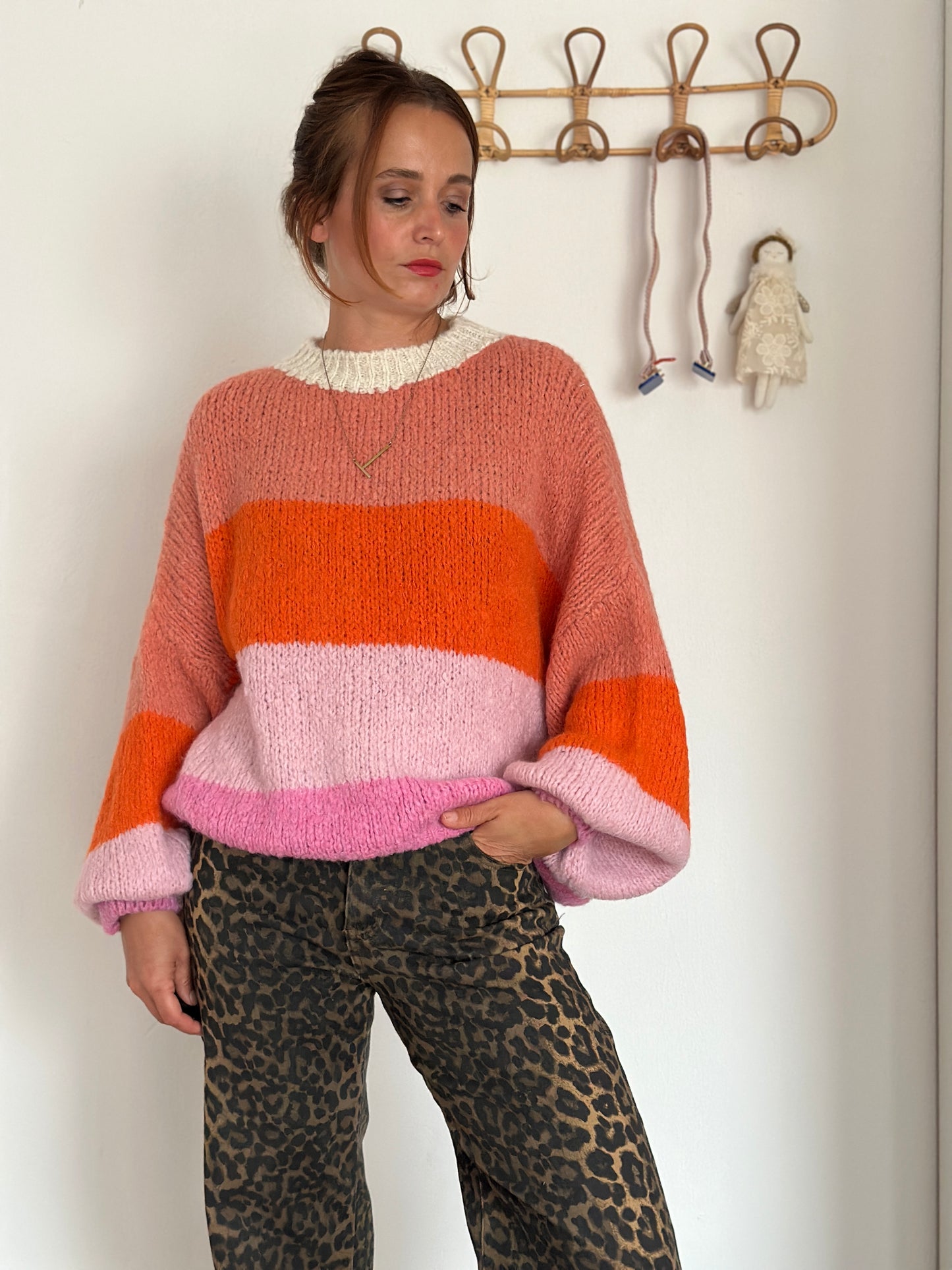 Strickpulli Colourblock