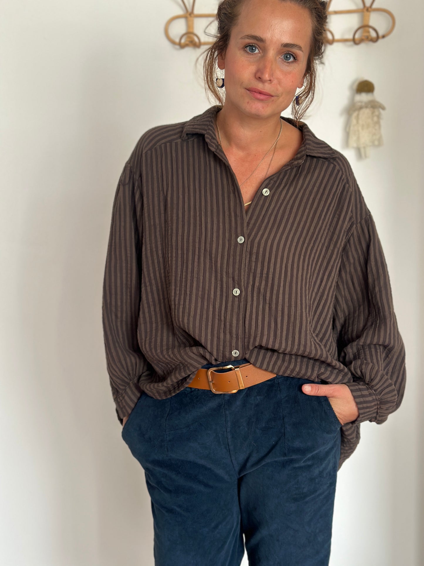 Musselin Bluse
