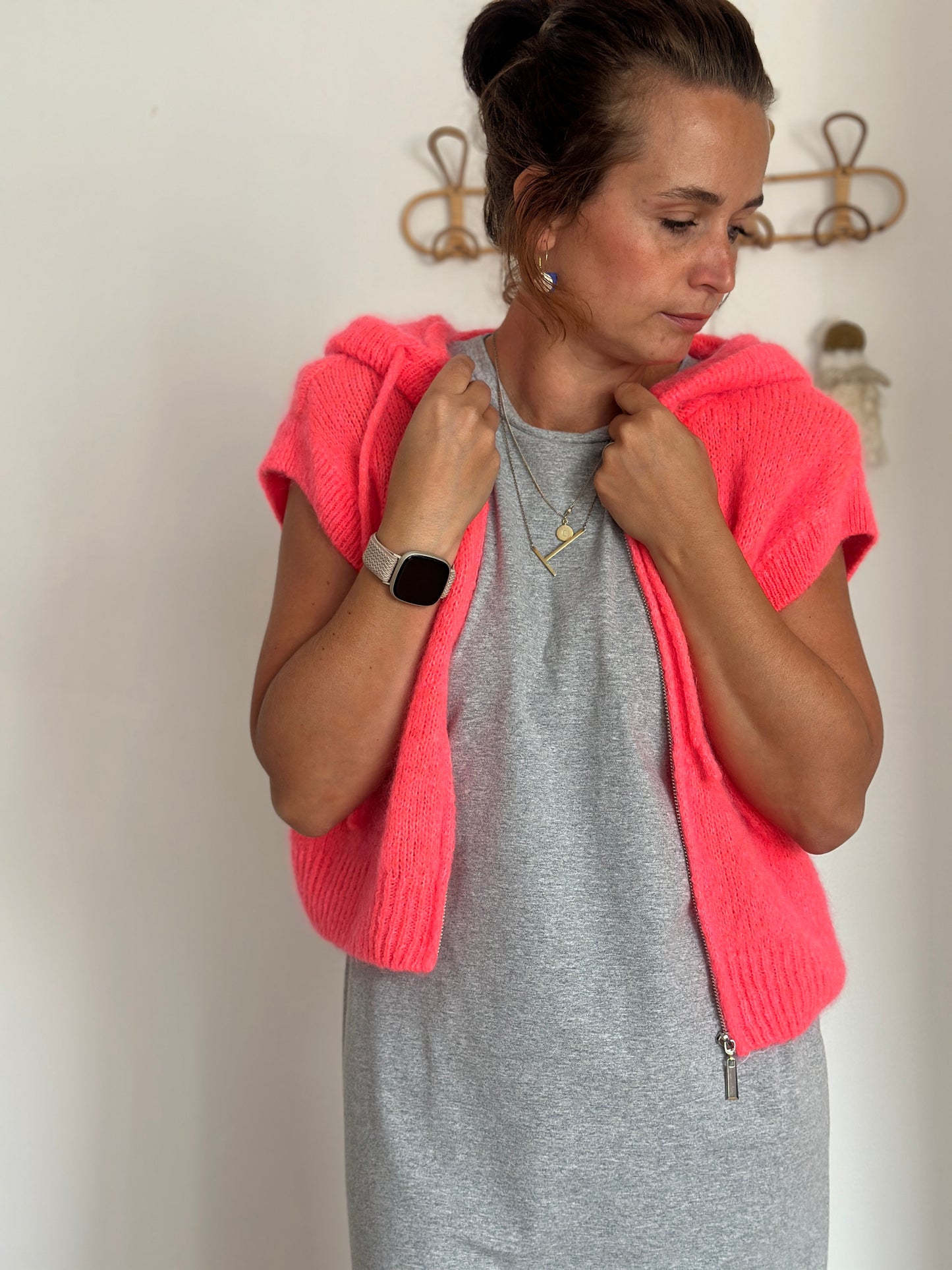 Cardigan mit Kapuze