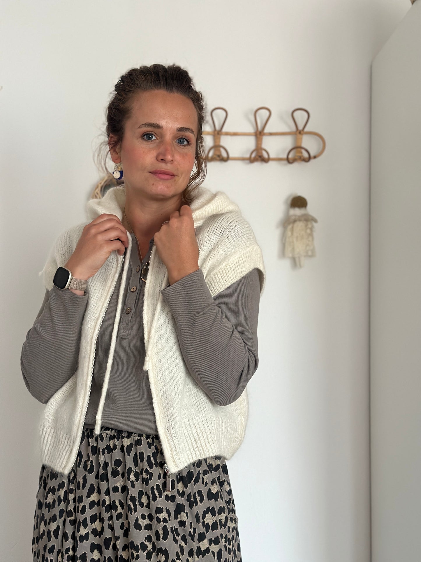 Cardigan mit Kapuze