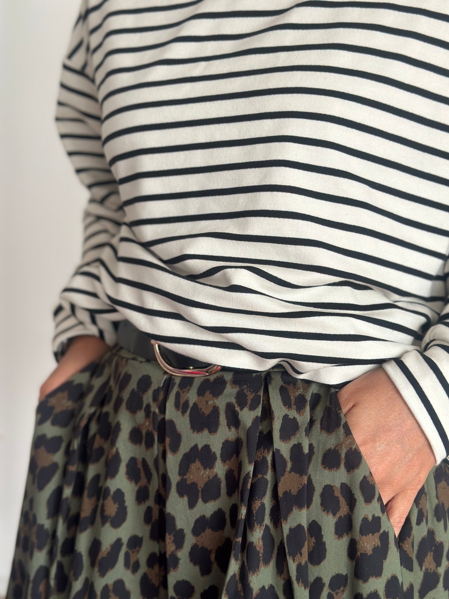 Oversized Stripes Pulli