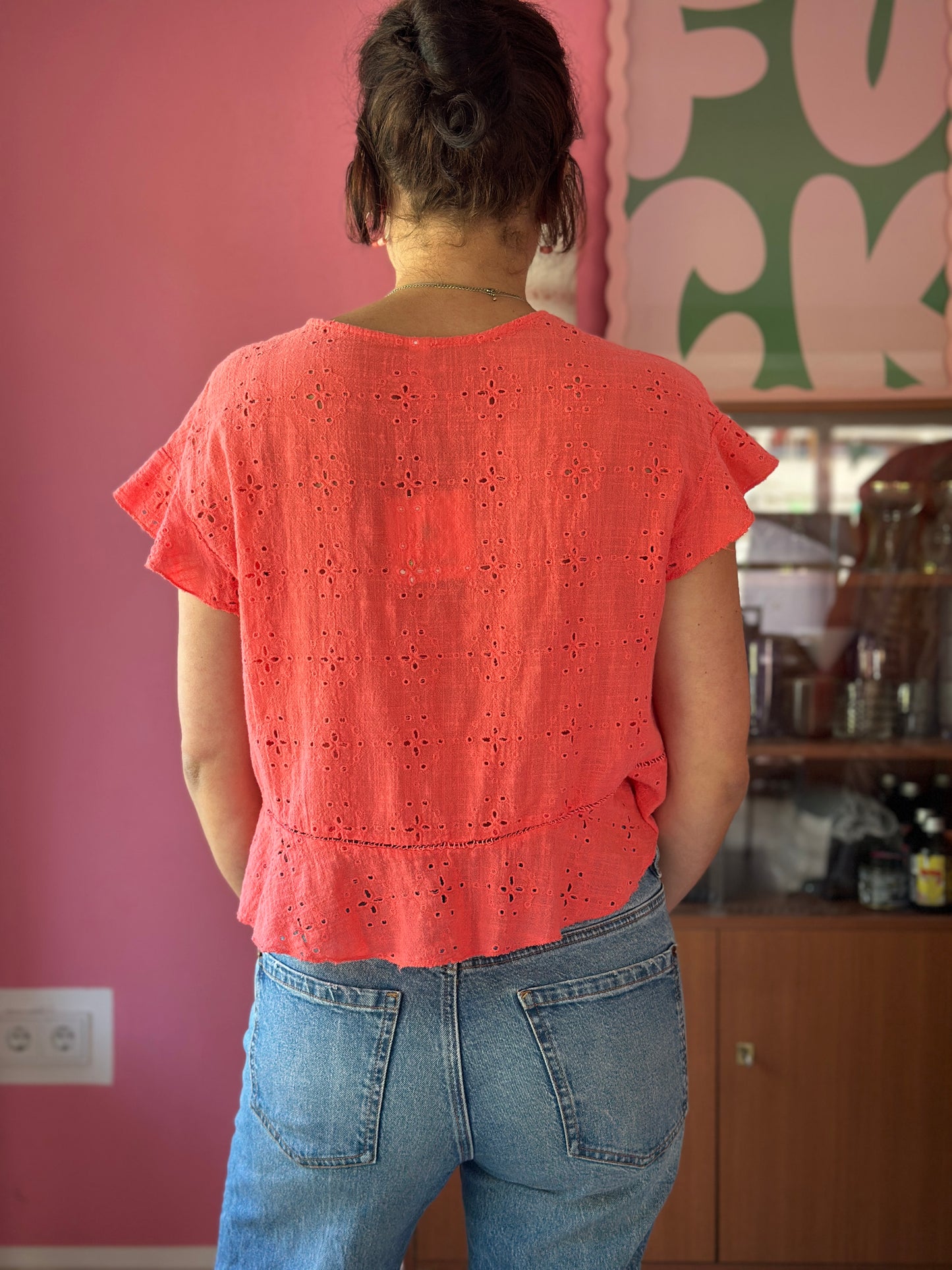 Stickbluse