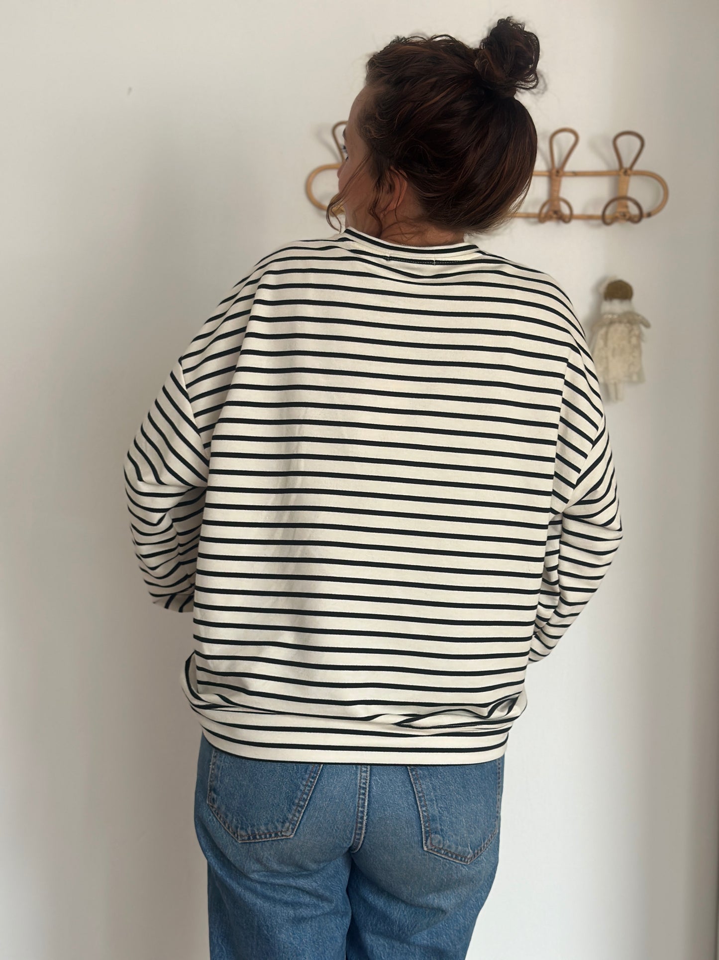 Oversized Stripes Pulli