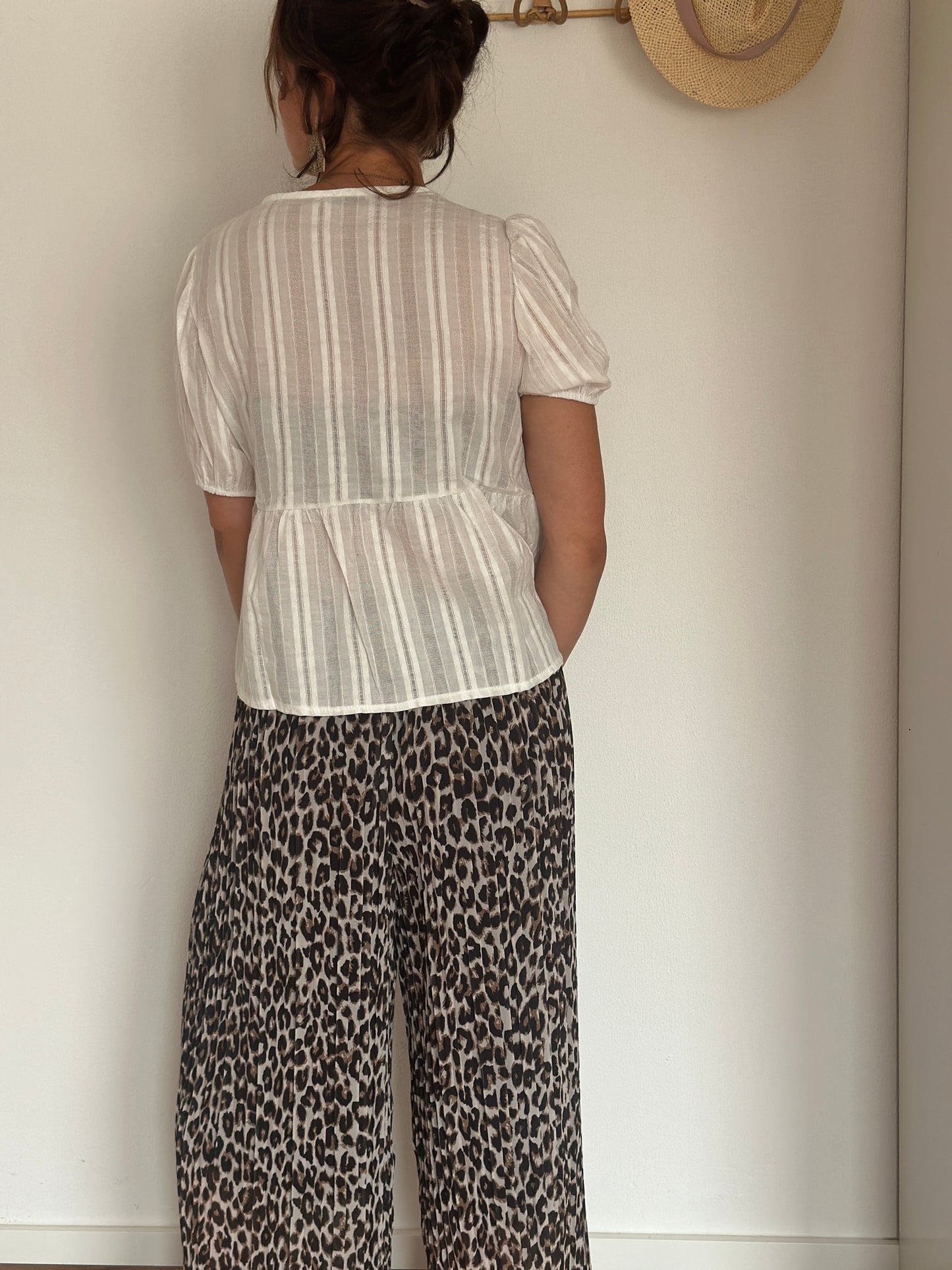 Bluse zum Binden