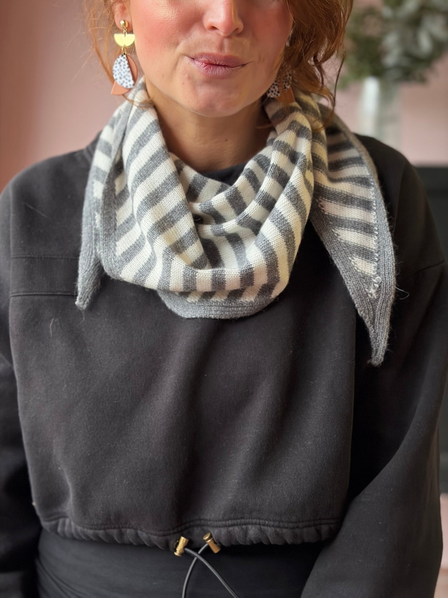 Dreiecksschal "Mod. STRIPES"