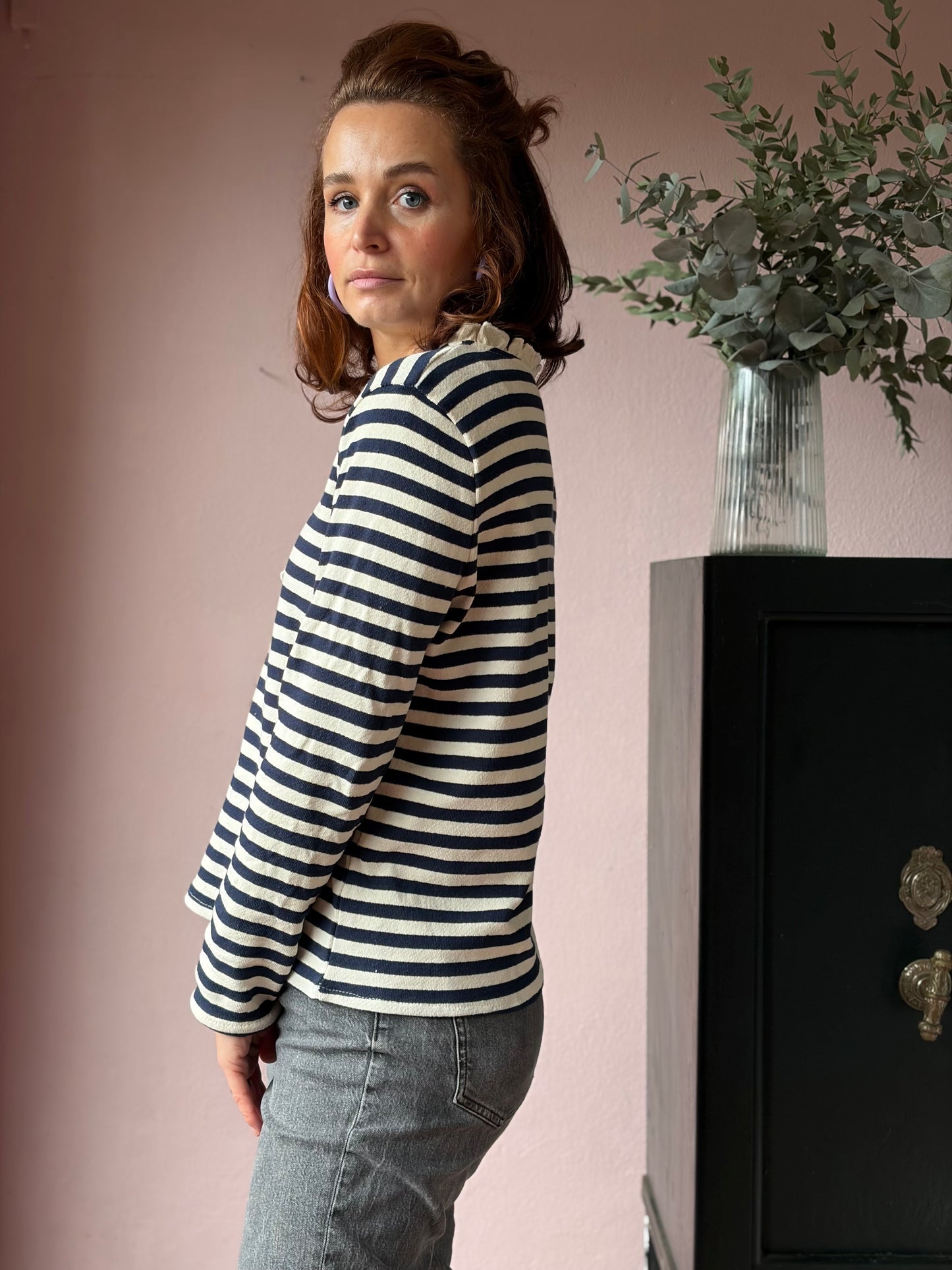 Basic Longsleeve mit Detail