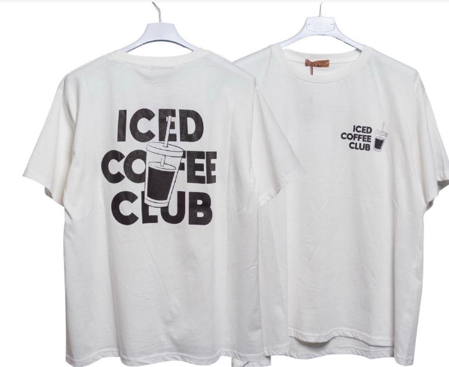 Basic TShirt “ICED Coffe Club ”