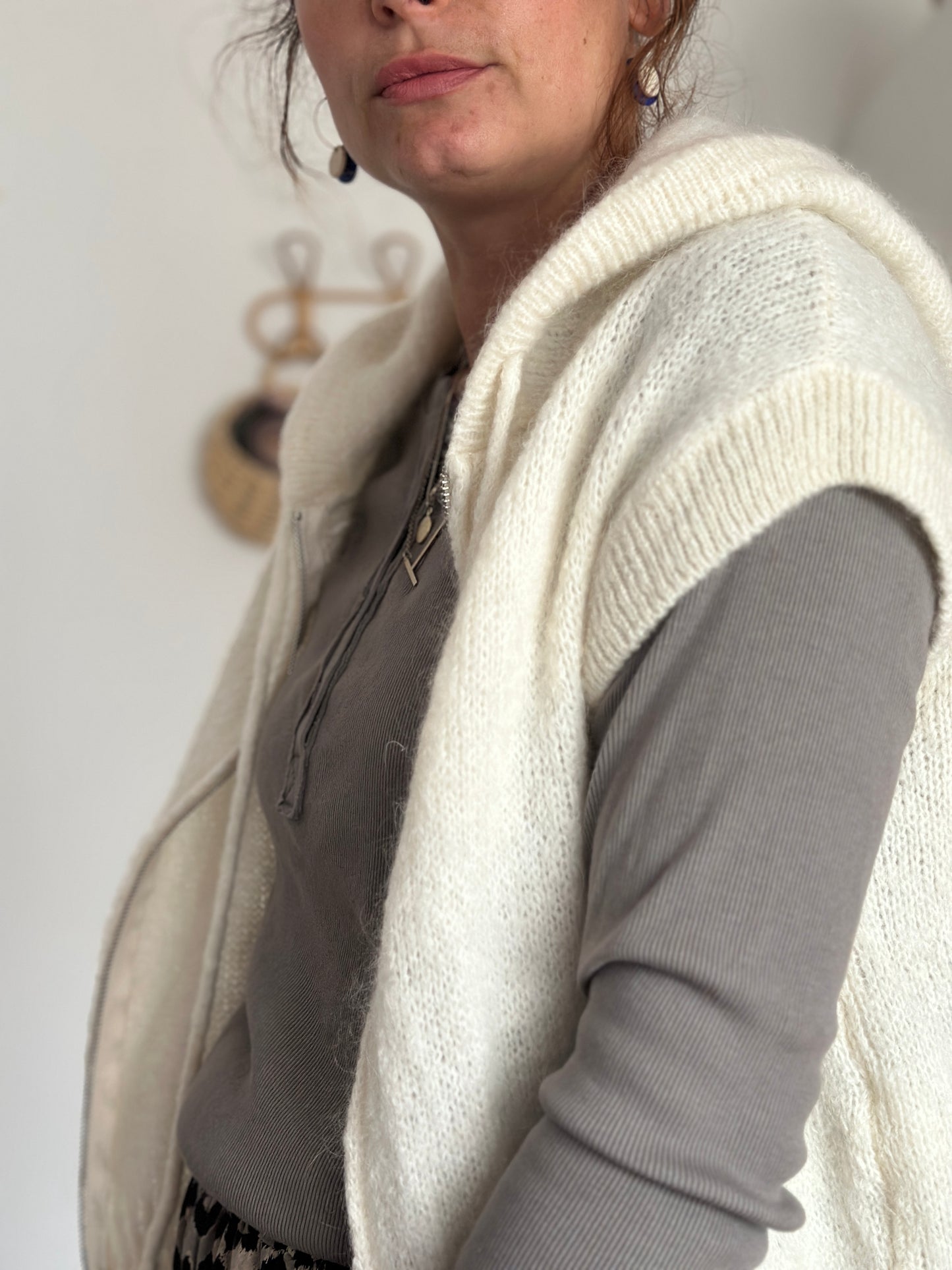 Cardigan mit Kapuze