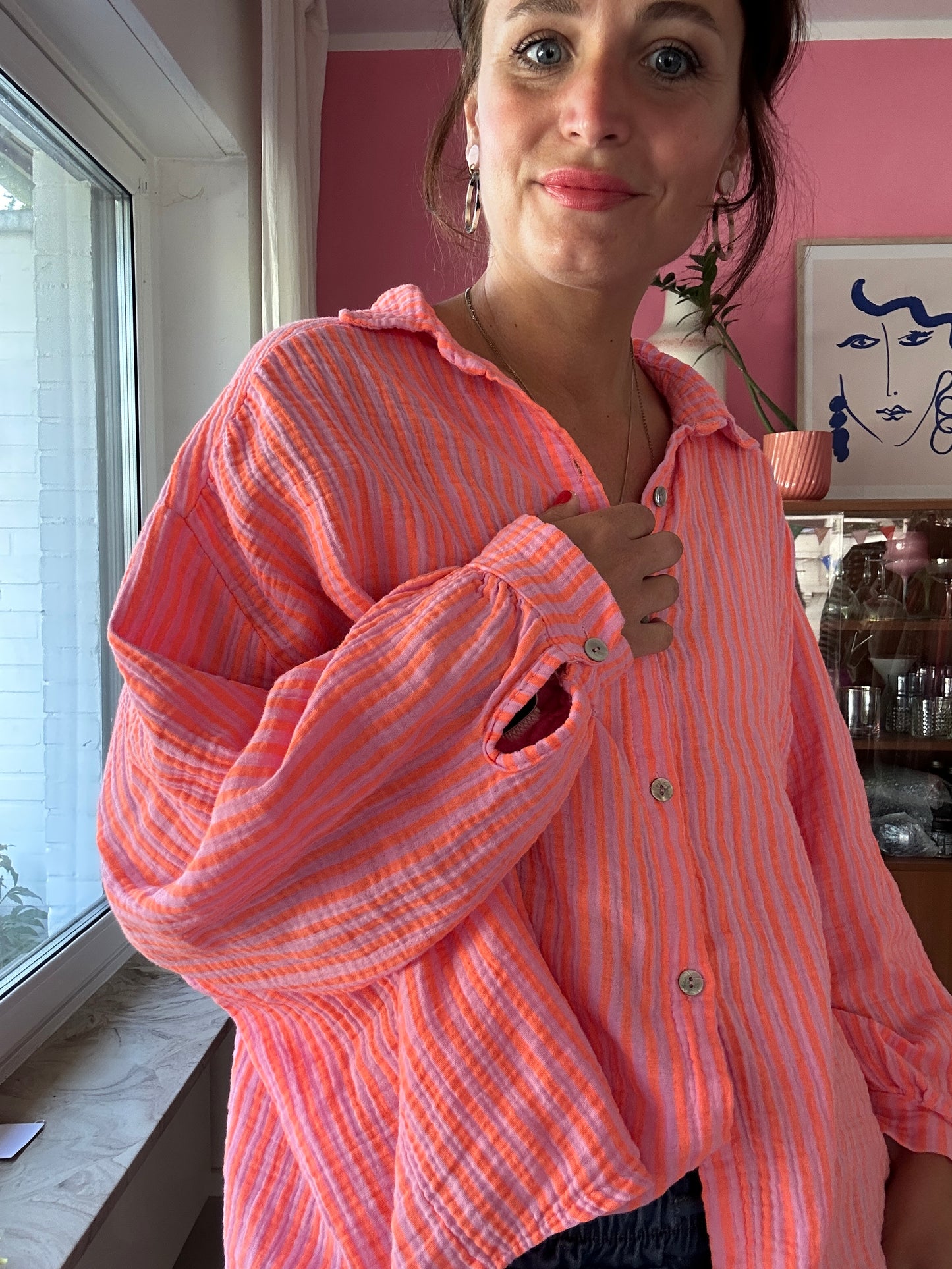Musselin Bluse