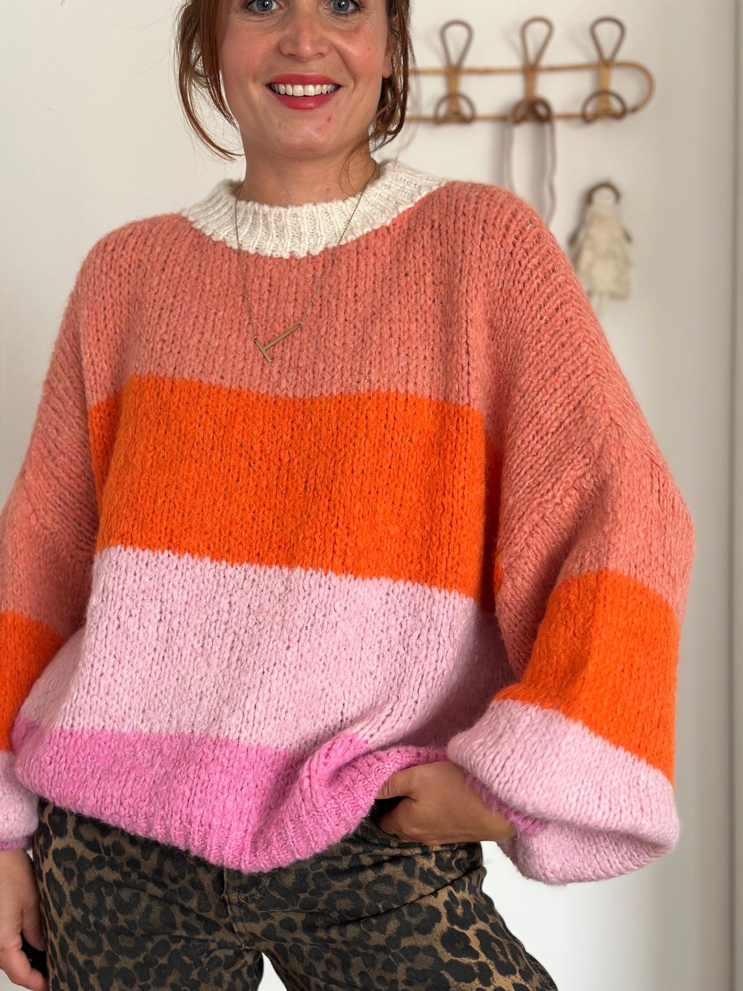 Strickpulli Colourblock