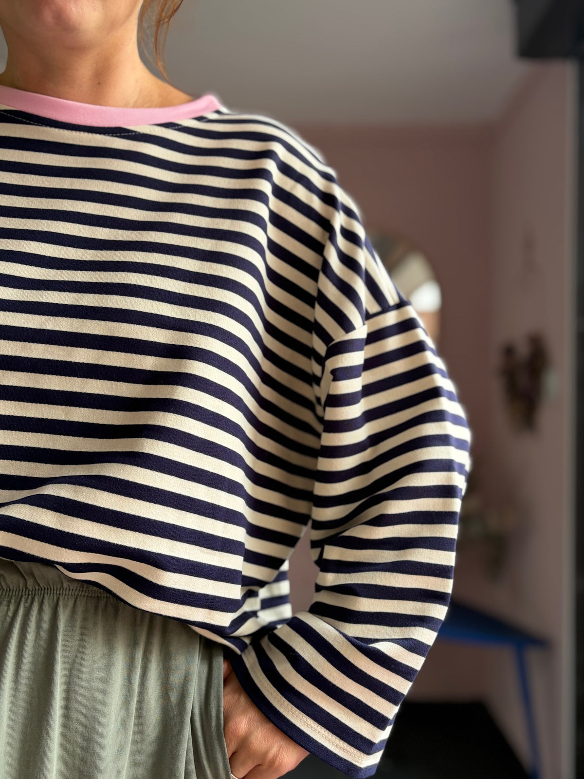Oversized Ringel Shirt
