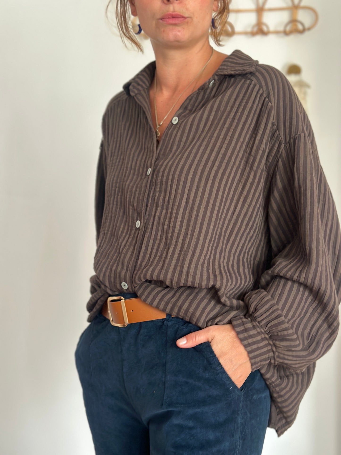 Musselin Bluse