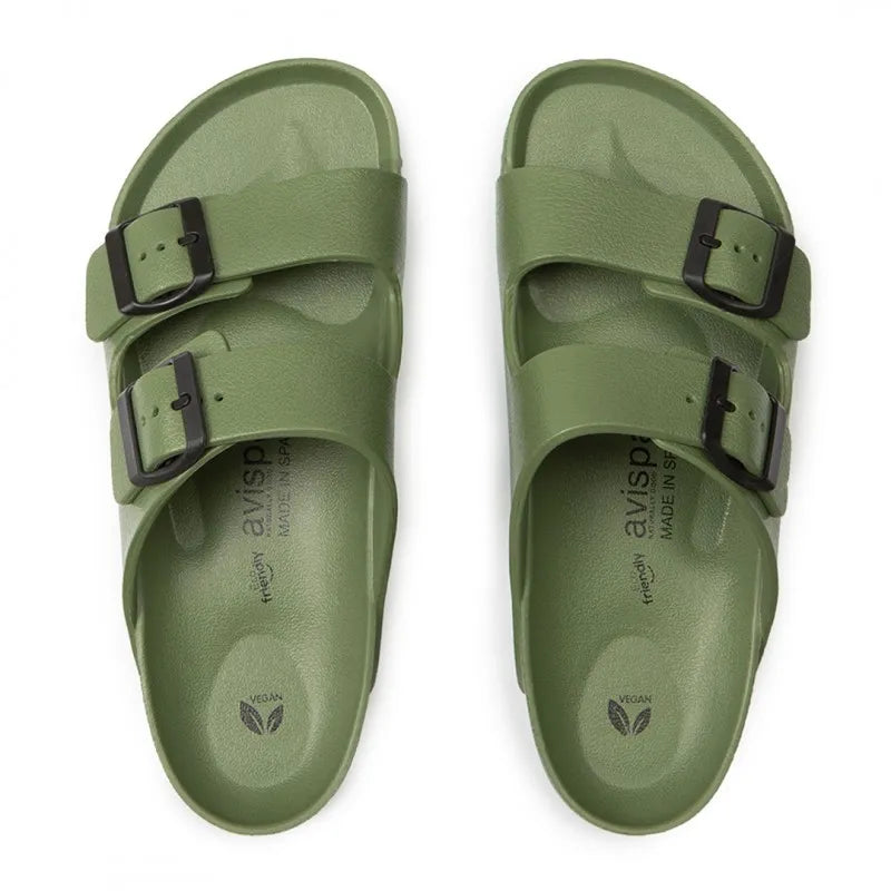 Vegane BIO Sandalen Coachella - Khaki