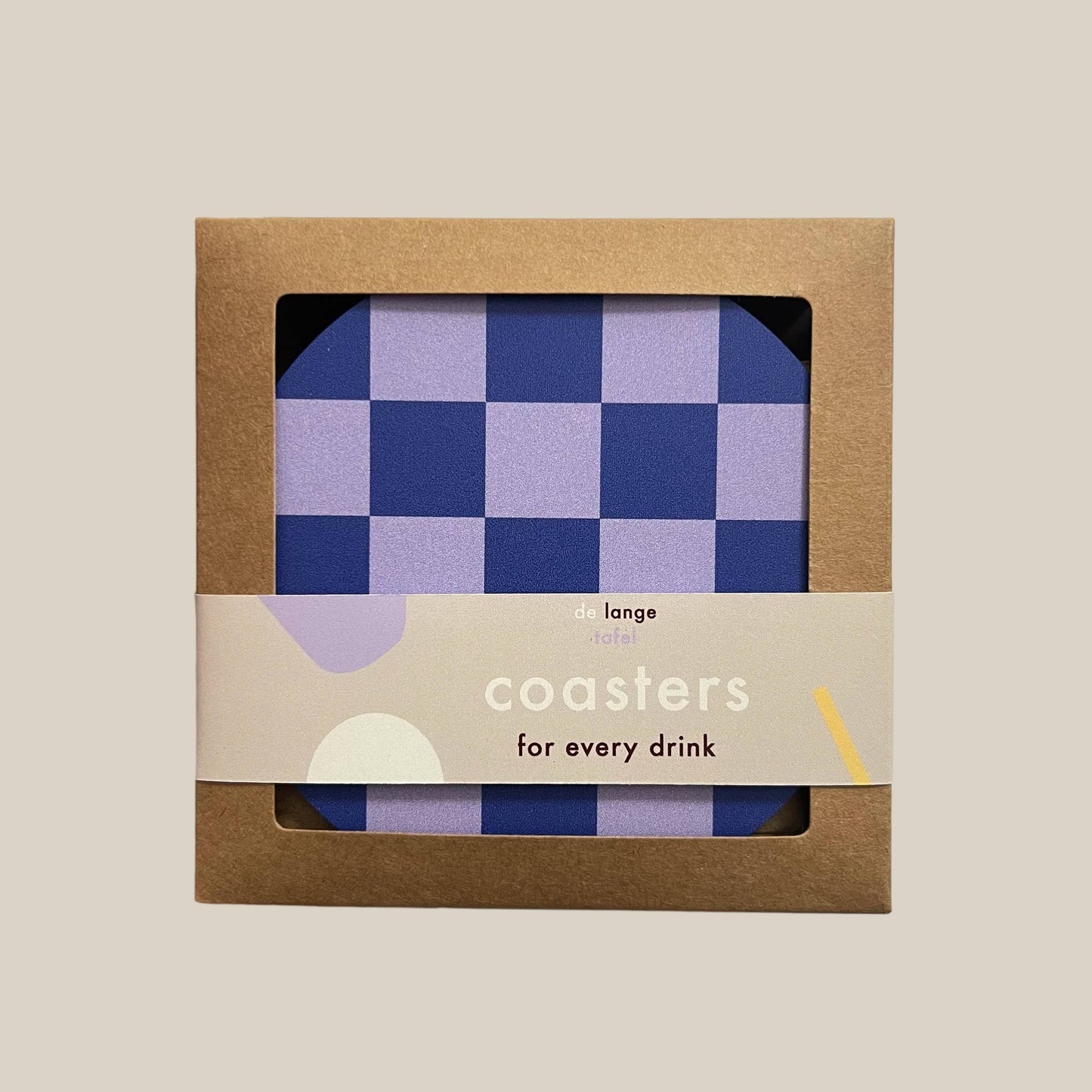 Untersetzer · Blocks lila/blau