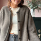 Teddy Jacke Taupe