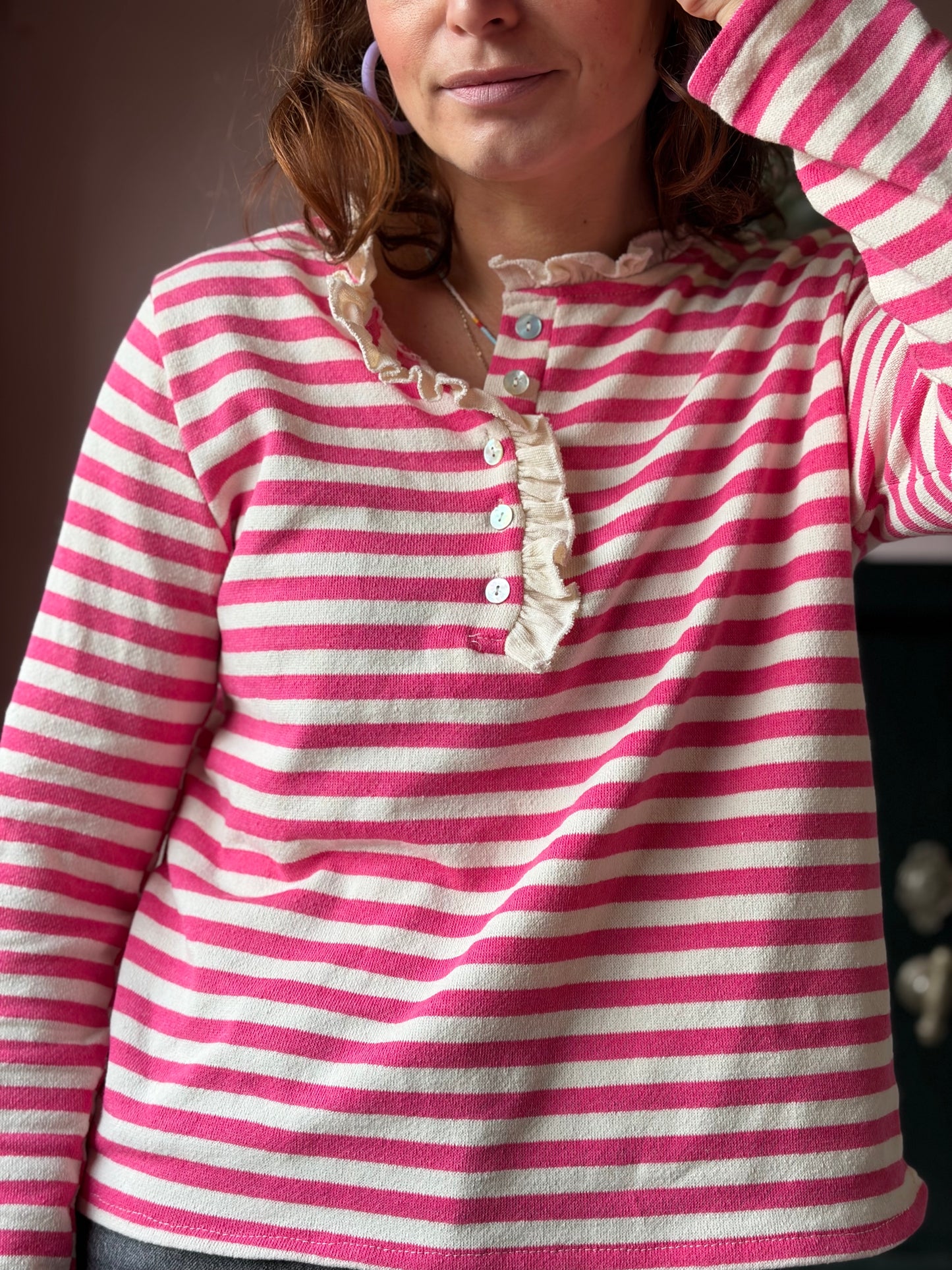 Basic Longsleeve mit Detail