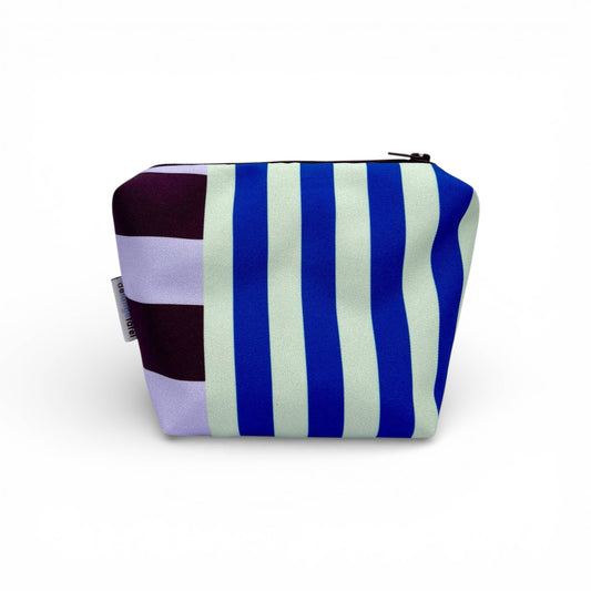 Make-up Tasche · Gestreift bunt 02