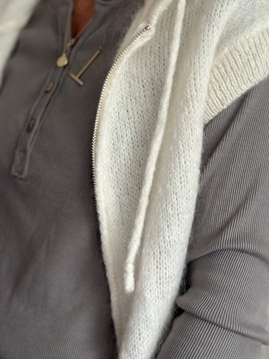 Cardigan mit Kapuze