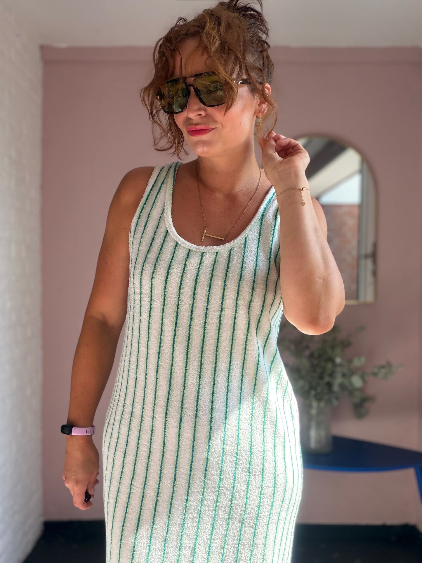 Strandkleid Frottee