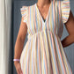 Pastell Stripes Kleid Musselin