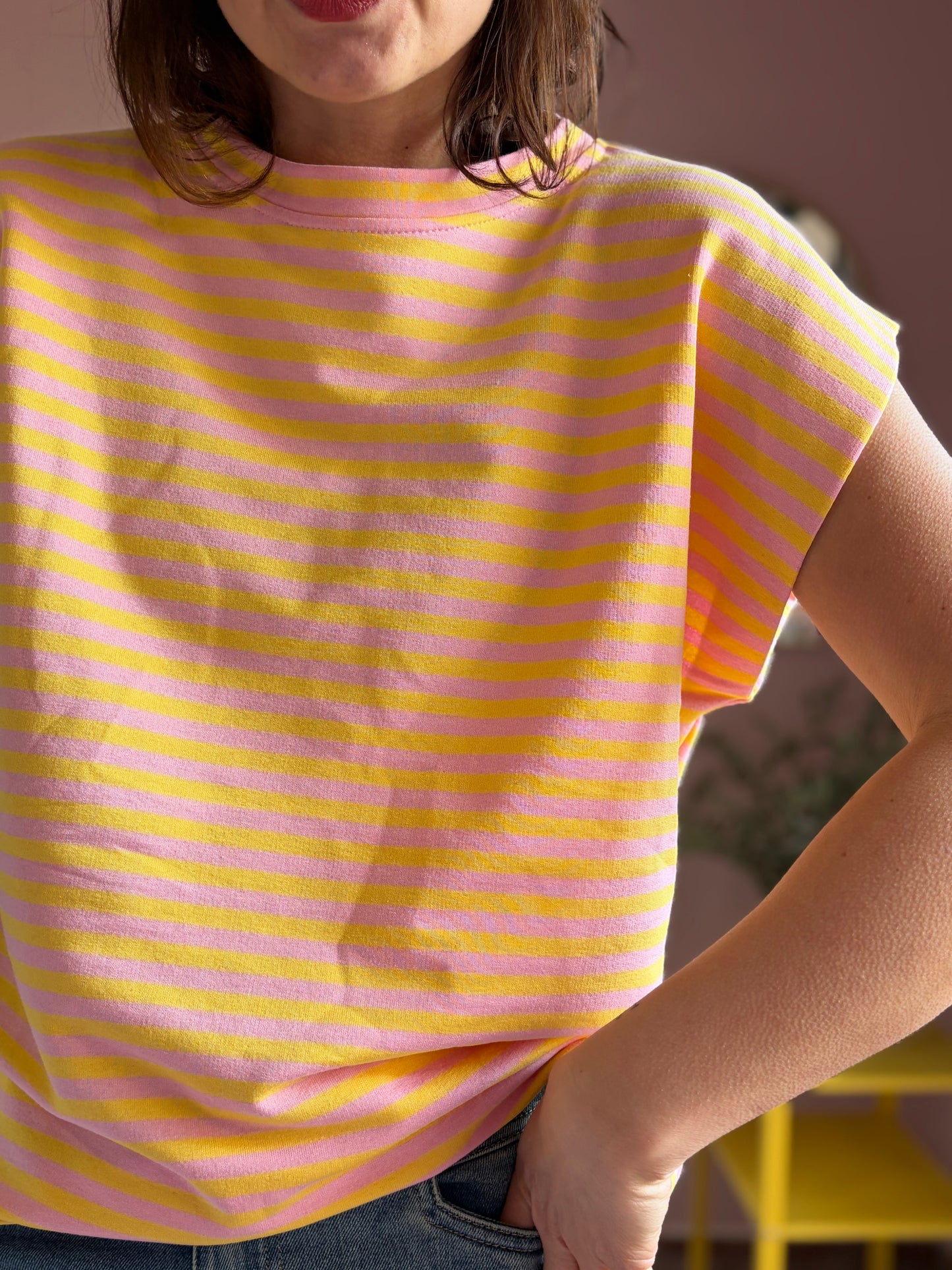 Oversized Shirt ‘Mod. STRIPES’ SHORT