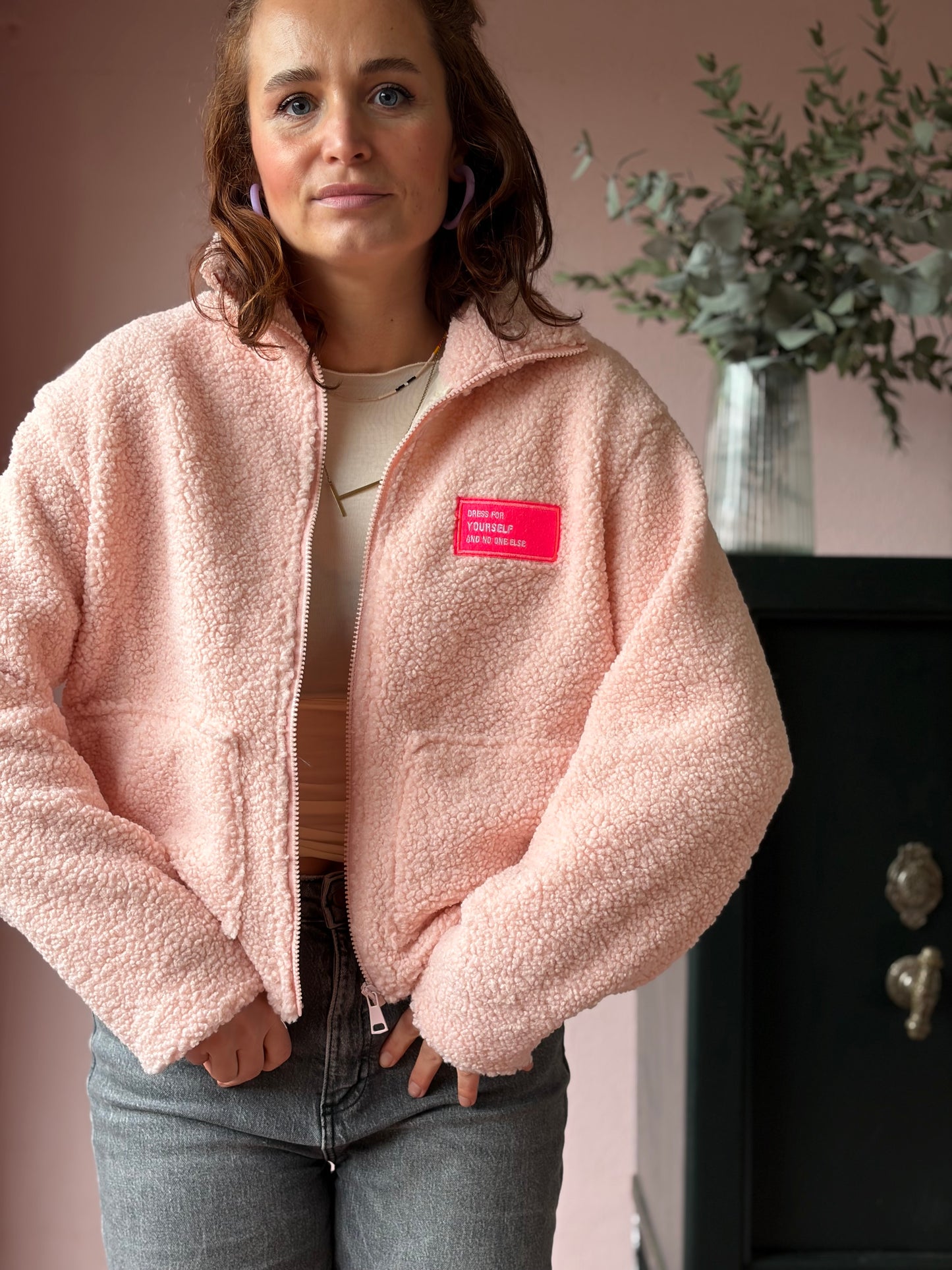 Teddy Jacke Rosé