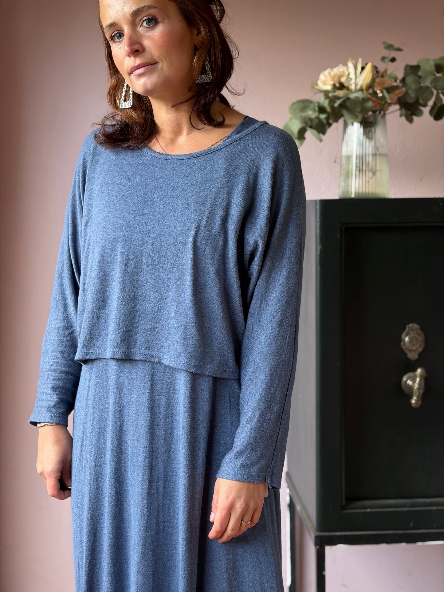 Strickset - Kleid + Pulli