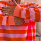 Kleid "BE YOURSELF" Stripes