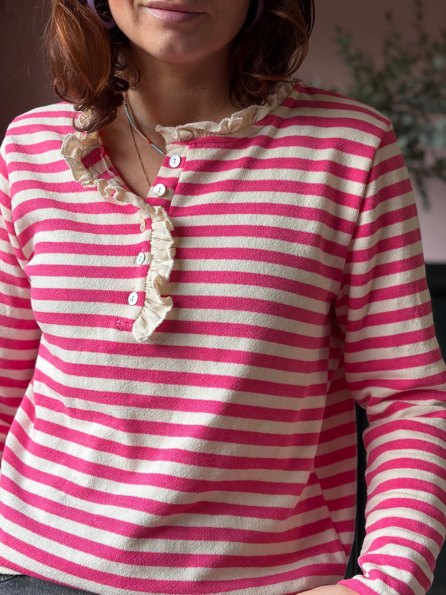 Basic Longsleeve mit Detail