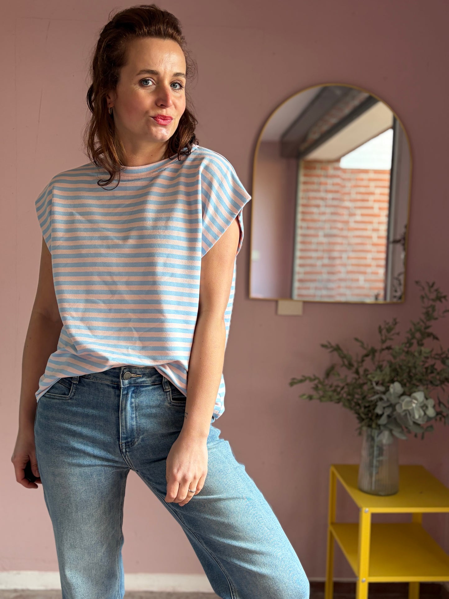 Oversized Shirt ‘Mod. STRIPES’ SHORT