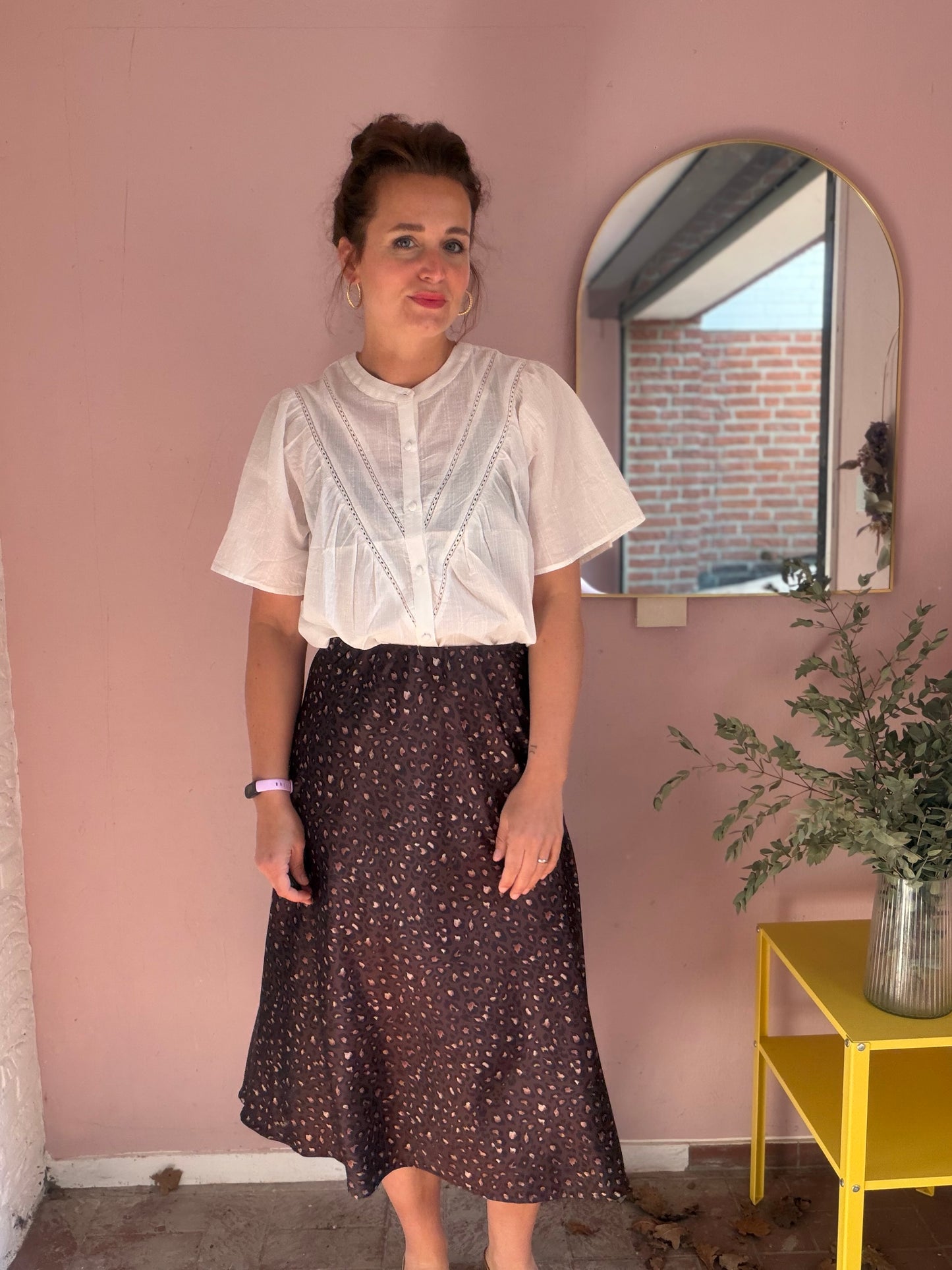 Bluse mit Stickerei