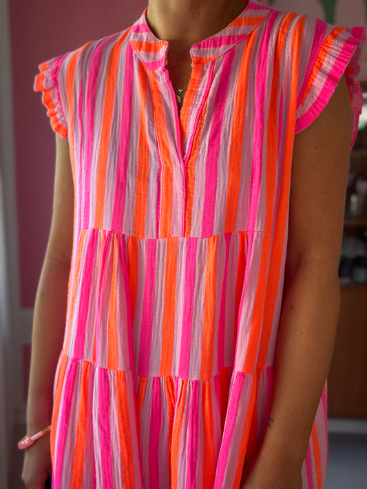 Stripes Maxi Kleid