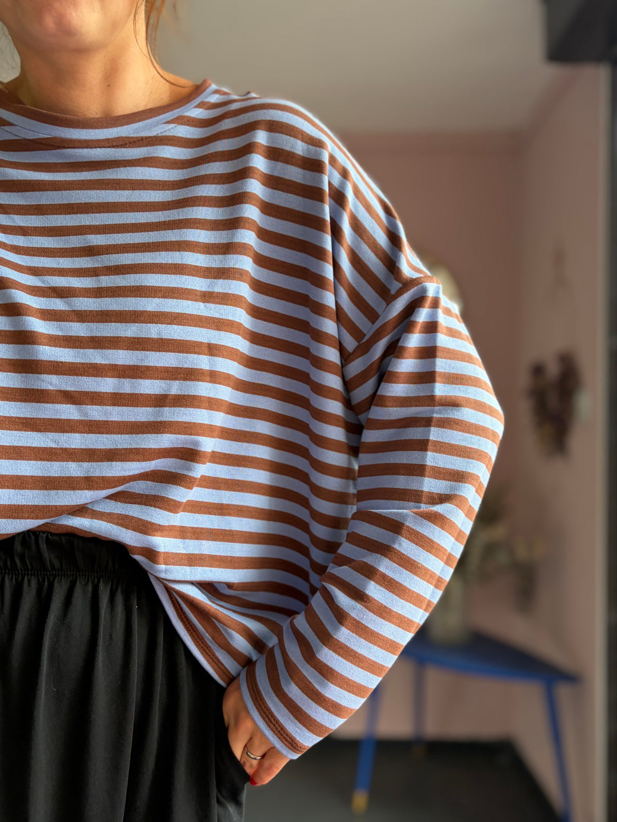 Oversized Ringel Shirt