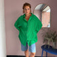 Oversized Musselinbluse