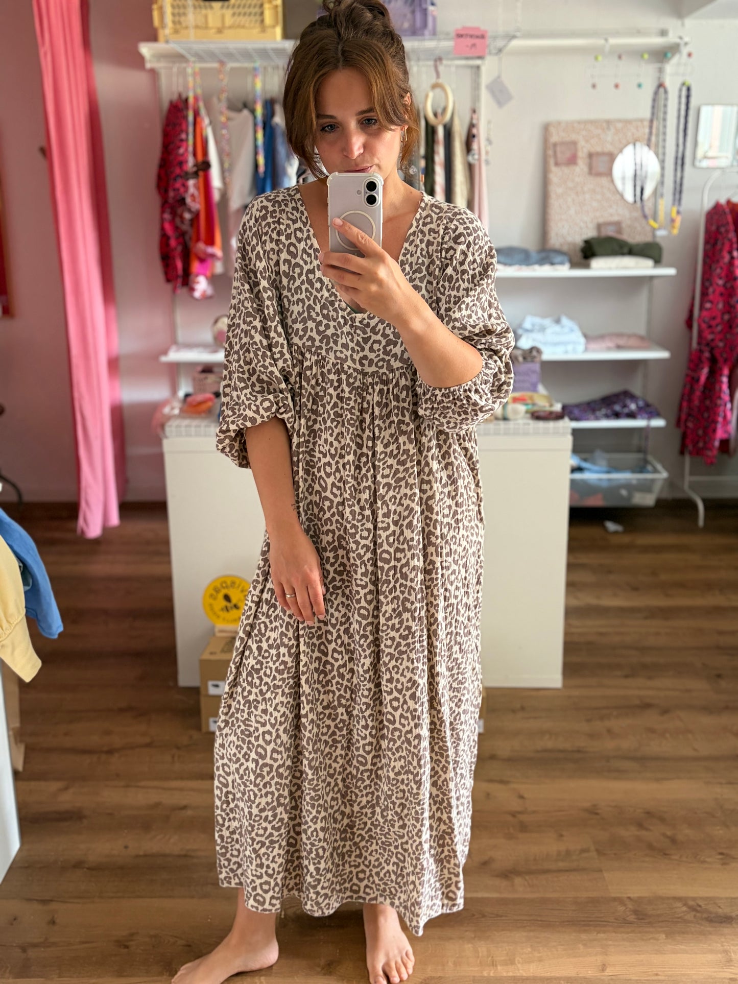SUMMER Kleid Musselin