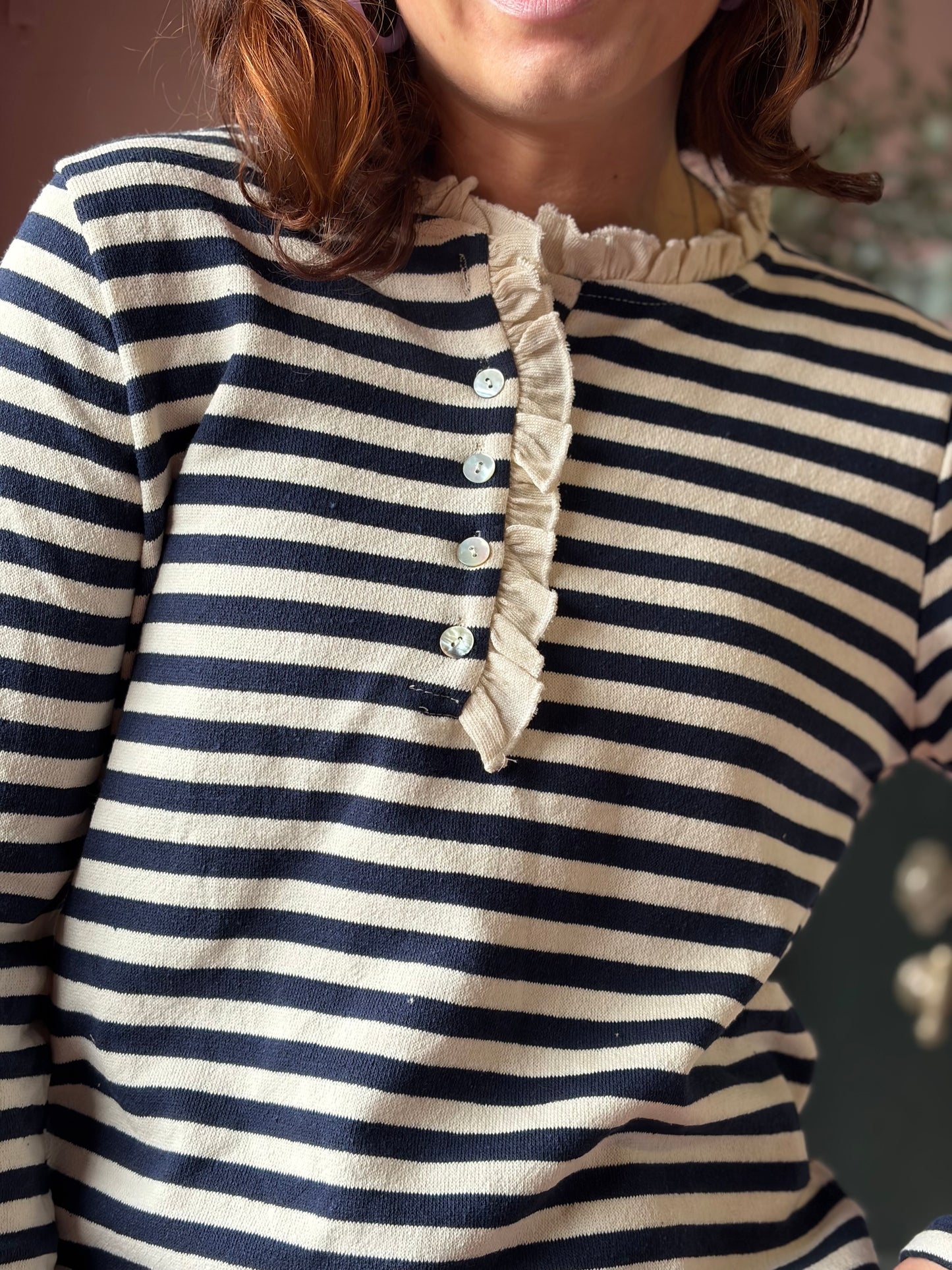 Basic Longsleeve mit Detail