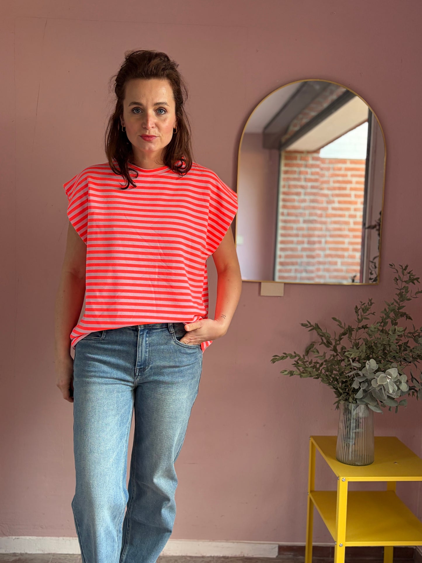 Oversized Shirt ‘Mod. STRIPES’ SHORT