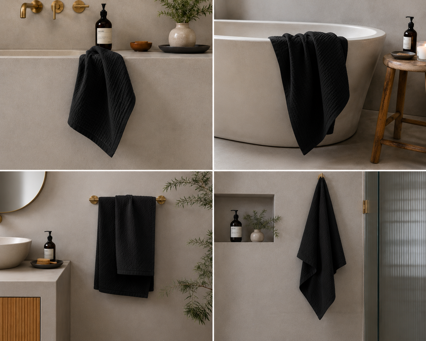 Handtuch - Set aus 100% Musselin